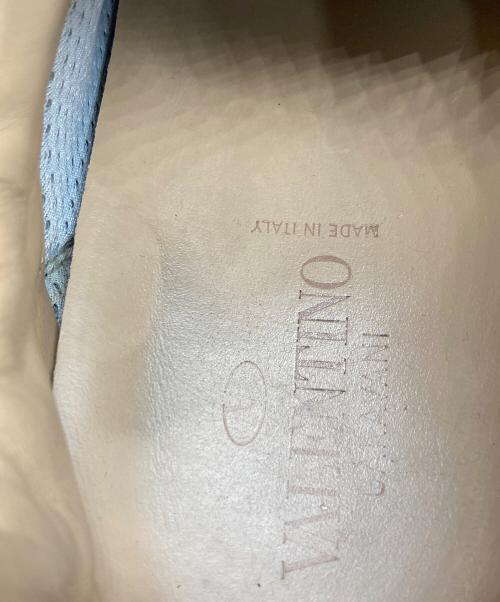 VALENTINO GARAVANI（ヴァレンティノ・ガラヴァーニ）VALENTINO GARAVANI (ヴァレンティノ・ガラヴァーニ) スタッズ迷彩スニーカー ブラック サイズ:42の古着・服飾アイテム