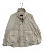 GERRY×Adam et Ropeジェリー×アダム エ ロペ）の古着「別注スタンドカラーブルゾン」｜アイボリー