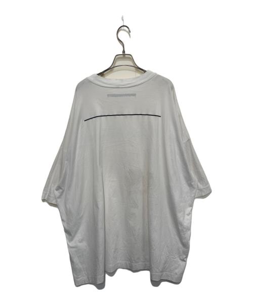 My Beautiful Landlet（マイビューティフルランドレット）My Beautiful Landlet (マイビューティフルランドレット) MERCERIZATION JERSEY LOGOBIG T-SHIRT / ビックプリントTシャツ ホワイト サイズ:1の古着・服飾アイテム