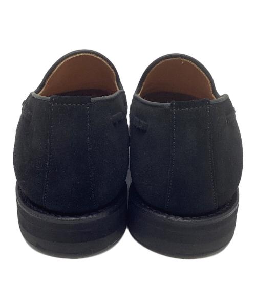 berwick（バーウィック）berwick (バーウィック) スウェードタッセルローファー ブラック サイズ:5　2/1の古着・服飾アイテム