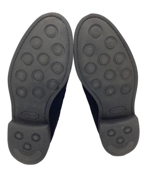 berwick（バーウィック）berwick (バーウィック) スウェードタッセルローファー ブラック サイズ:5　2/1の古着・服飾アイテム