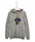POLO RALPH LAUREN（ポロ・ラルフローレン）の古着「バスケットボールポロベアパーカー」｜グレー