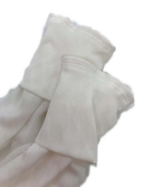 NOLLEY'S（ノーリーズ）NOLLEY'S (ノーリース) ウォッシャブル強撚ライトブルゾン ホワイト サイズ:38の古着・服飾アイテム