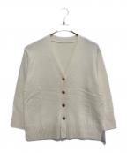 NOLLEY'Sノーリーズ）の古着「カシミヤ混MUSICゆったりVネックカーディガン」｜アイボリー