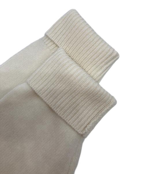 NOLLEY'S（ノーリーズ）NOLLEY'S (ノーリース) カシミヤ混MUSICゆったりVネックカーディガン アイボリー サイズ:FREEの古着・服飾アイテム