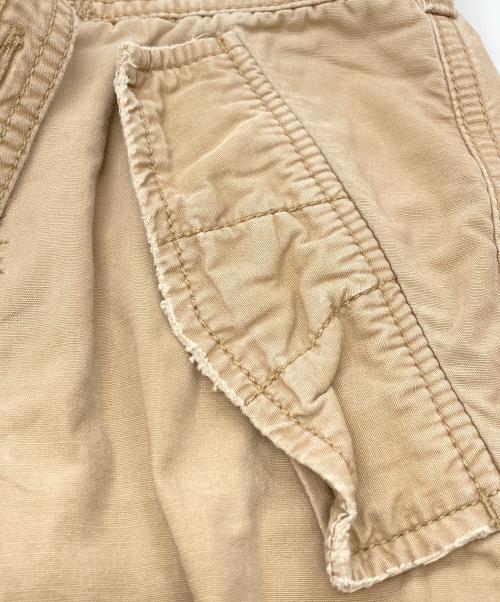 POLO BY RALPH LAUREN（ポロ バイ ラルフローレン）POLO BY RALPH LAUREN (ポロ バイ ラルフローレン) サソリペイント ダメージカーゴショーツ ベージュ サイズ:W32（81ｃｍ）の古着・服飾アイテム