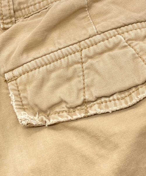 POLO BY RALPH LAUREN（ポロ バイ ラルフローレン）POLO BY RALPH LAUREN (ポロ バイ ラルフローレン) サソリペイント ダメージカーゴショーツ ベージュ サイズ:W32（81ｃｍ）の古着・服飾アイテム