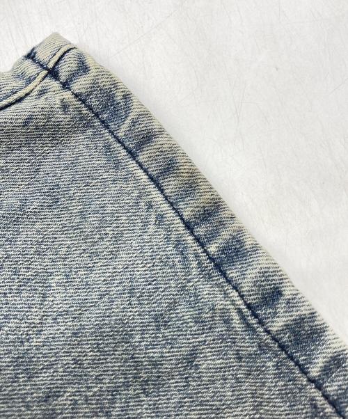 OPENING act（オープニングアクト）OPENING ACT (オープニングアクト) ヴィンテージウォッシュワイドバギーストレートデニム ブルー サイズ:Lの古着・服飾アイテム