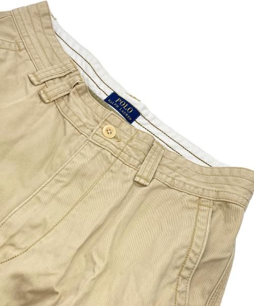 POLO RALPH LAUREN（ポロ・ラルフローレン）POLO RALPH LAUREN (ポロ・ラルフローレン) カーゴショートパンツ ベージュ サイズ:W32（81ｃｍ）の古着・服飾アイテム