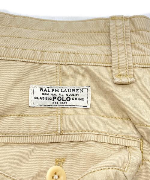 POLO RALPH LAUREN（ポロ・ラルフローレン）POLO RALPH LAUREN (ポロ・ラルフローレン) カーゴショートパンツ ベージュ サイズ:W32（81ｃｍ）の古着・服飾アイテム
