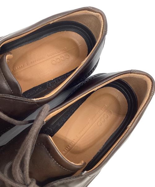 ECCO（エコー）ECCO (エコー) メトロポール ロンドンダービーシューズ ブラウン サイズ:US9-9.5の古着・服飾アイテム