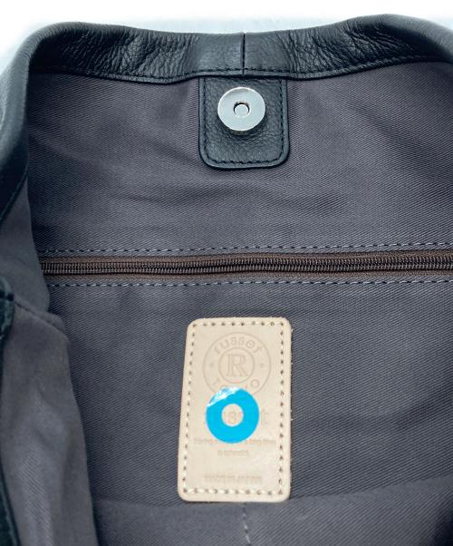 russet（ラシット）russet (ラシット) ソフトレザーワンショルダーバッグ ブラック サイズ:なしの古着・服飾アイテム