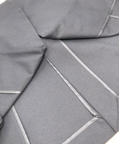 23区（ニジュウサンク）23区 (ニジュウサンク) オックスストレッチ ノーカラー ジレ ブラック サイズ:32の古着・服飾アイテム