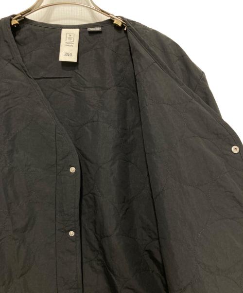 ZARA（ザラ）ZARA (ザラ) MAISON SPECIAL (メゾンスペシャル) キルティングジャケット ブラック サイズ:L-XLの古着・服飾アイテム