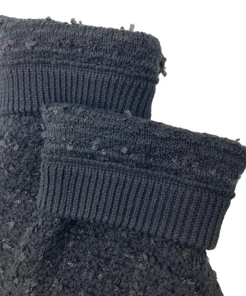 JOURNAL STANDARD relume（ジャーナルスタンダード レリューム）JOURNAL STANDARD relume (ジャーナルスタンダード レリューム) TWEEDYニットジャケット ブラック サイズ:FREEの古着・服飾アイテム