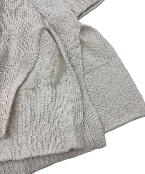 JOURNAL STANDARD（ジャーナルスタンダード）JOURNAL STANDARD (ジャーナルスタンダード) ペーパーヤーンVネックカーディガン ホワイト サイズ:FREEの古着・服飾アイテム
