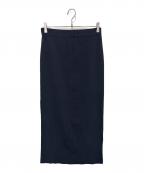 FRAMeWORKフレームワーク）の古着「VIS-NYフルニードルタイトスカート」｜ブラック