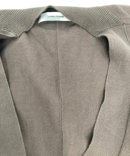 JOURNAL STANDARD（ジャーナルスタンダード）JOURNAL STANDARD (ジャーナルスタンダード) アイスコットンワイドVカーディガン ブラウン サイズ:FREEの古着・服飾アイテム