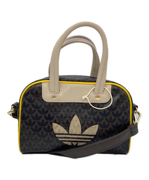 adidas（アディダス）adidas (アディダス) モノグラム ミニ ボウリングバッグ ブラウンの古着・服飾アイテム