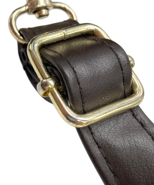 adidas（アディダス）adidas (アディダス) モノグラム ミニ ボウリングバッグ ブラウンの古着・服飾アイテム