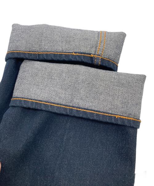 Adam et Rope（アダム エ ロペ）Adam et Rope (アダム エ ロペ) Coca Cola (コカコーラ) デニムストレートスラックス インディゴ サイズ:Ｓ 未使用品の古着・服飾アイテム