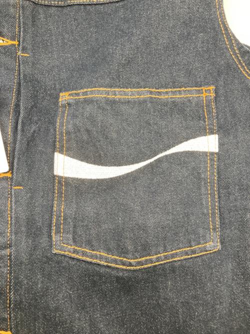 Adam et Rope（アダム エ ロペ）Adam et Rope (アダム エ ロペ) Coca Cola (コカコーラ) デニムジャケット インディゴ サイズ:Ｓの古着・服飾アイテム