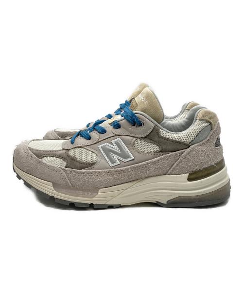 NEW BALANCE（ニューバランス）NEW BALANCE (ニューバランス) 992 ローカットスニーカー グレー×ベージュ サイズ:27ｃｍの古着・服飾アイテム