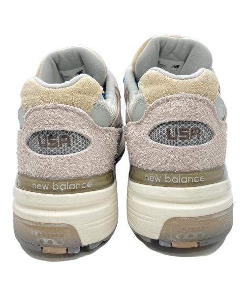 NEW BALANCE（ニューバランス）NEW BALANCE (ニューバランス) 992 ローカットスニーカー グレー×ベージュ サイズ:27ｃｍの古着・服飾アイテム