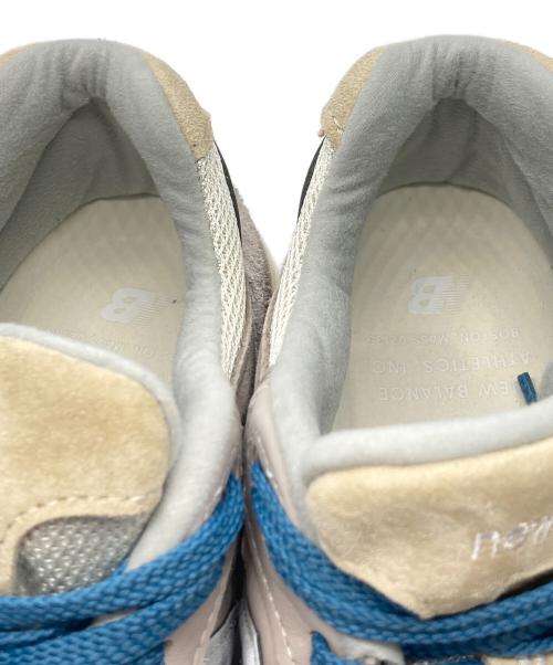 NEW BALANCE（ニューバランス）NEW BALANCE (ニューバランス) 992 ローカットスニーカー グレー×ベージュ サイズ:27ｃｍの古着・服飾アイテム