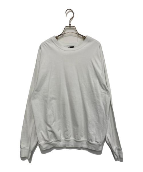H BEAUTY&YOUTH（エイチ ビューティー&ユース）H BEAUTY&YOUTH (エイチ ビューティー&ユース) スウェットクルーネックプルオーバー ホワイト サイズ:Ｍの古着・服飾アイテム