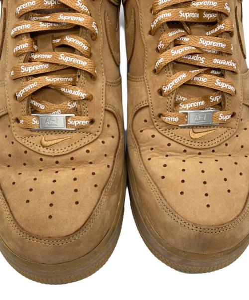 NIKE（ナイキ）NIKE (ナイキ) SUPREME (シュプリーム) エア フォース 1 ロー ブラウン サイズ:US10の古着・服飾アイテム