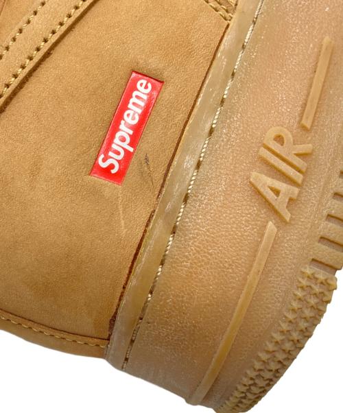 NIKE（ナイキ）NIKE (ナイキ) SUPREME (シュプリーム) エア フォース 1 ロー ブラウン サイズ:US10の古着・服飾アイテム