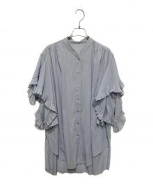 COCODEAL（ココディール）の古着「フリルブラウス」｜ブルー