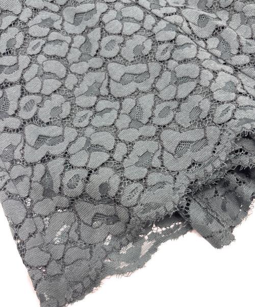 23区（ニジュウサンク）23区 (ニジュウサンク) ニュアンス フラワーレース ドレス グリーン サイズ:32の古着・服飾アイテム