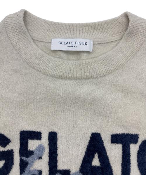 GELATO PIQUE HOMME（ジェラートピケ オム）GELATO PIQUE HOMME (ジェラートピケ オム) スムーズィーliteロゴセットアップ アイボリー サイズ:Lの古着・服飾アイテム