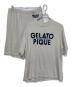 GELATO PIQUE HOMME（ジェラートピケ オム）の古着「スムーズィーliteロゴセットアップ」｜アイボリー