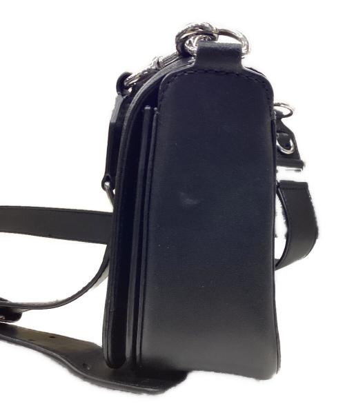 MARC JACOBS（マークジェイコブズ）MARC JACOBS (マークジェイコブス) フラップショルダーバッグ ブラックの古着・服飾アイテム