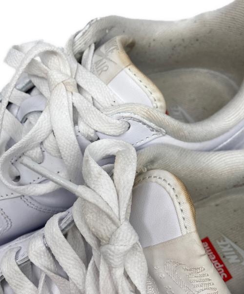 NIKE（ナイキ）NIKE (ナイキ) SUPREME (シュプリーム) エアフォース 1 ロー ホワイト サイズ:24.5ｃｍの古着・服飾アイテム