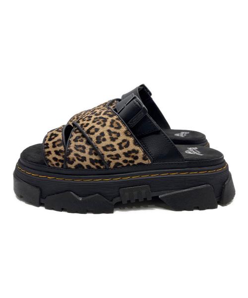 Dr.Martens（ドクターマーチン）Dr.Martens (ドクターマーチン) MATTISON スライドサンダル ブラウン×ブラック サイズ:UK6（25ｃｍ）の古着・服飾アイテム