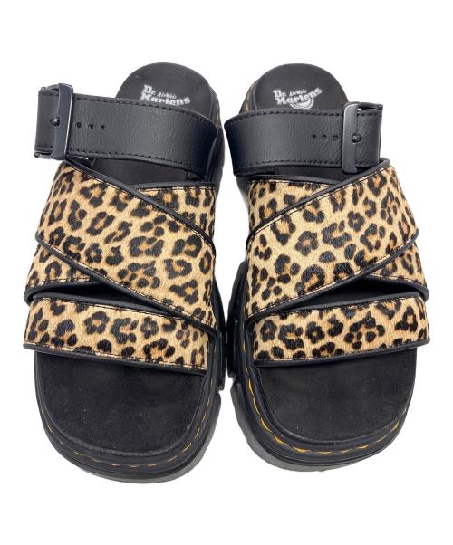 Dr.Martens（ドクターマーチン）Dr.Martens (ドクターマーチン) MATTISON スライドサンダル ブラウン×ブラック サイズ:UK6（25ｃｍ）の古着・服飾アイテム