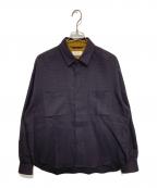 taupeトープ）の古着「チェックネルシャツ」｜ブラウン×ネイビー