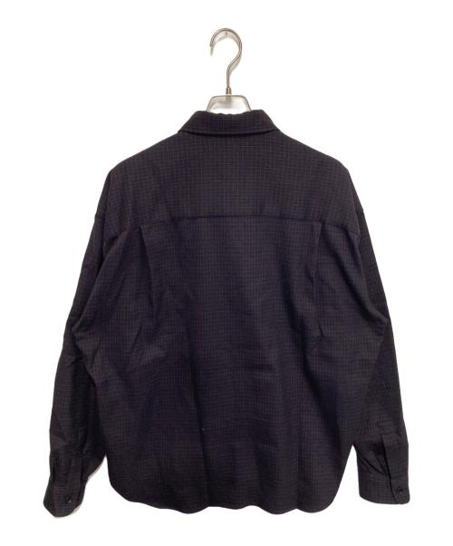 taupe（トープ）TAUPE (トープ) チェックネルシャツ ブラウン×ネイビー サイズ:3の古着・服飾アイテム