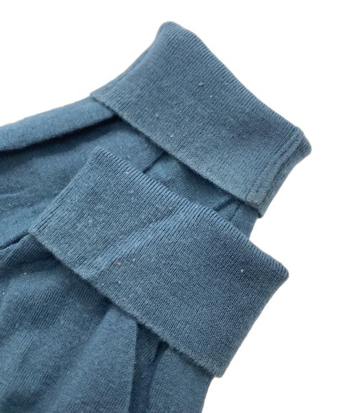 AURALEE（オーラリー）AURALEE (オーラリー) ウールカシミヤ ハイゲージニットポロ ブルー サイズ:4の古着・服飾アイテム