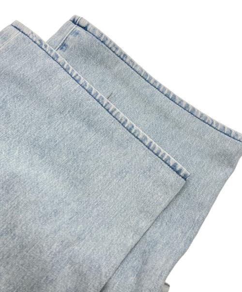 Whim Gazette（ウィムガゼット）Whim Gazette (ウィムガゼット) ドロストデニムパンツ ブルー サイズ:36の古着・服飾アイテム