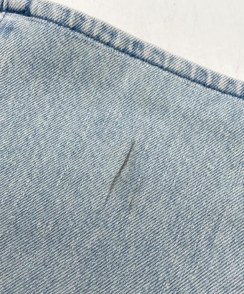 Whim Gazette（ウィムガゼット）Whim Gazette (ウィムガゼット) ドロストデニムパンツ ブルー サイズ:36の古着・服飾アイテム