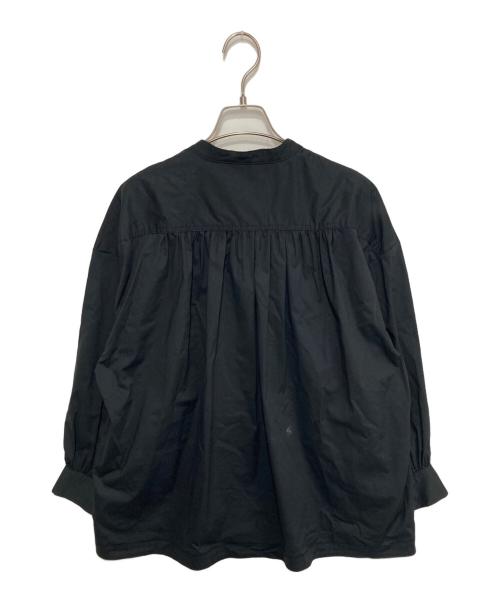 SINME（シンメ）SINME (シンメ) ボリュームシャツ ブラック サイズ:Ｍの古着・服飾アイテム