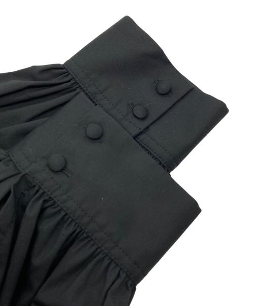 SINME（シンメ）SINME (シンメ) ボリュームシャツ ブラック サイズ:Ｍの古着・服飾アイテム
