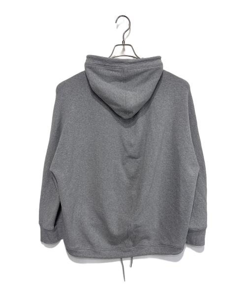 BALENCIAGA（バレンシアガ）BALENCIAGA (バレンシアガ) スモールロゴ スウェットジップアップパーカー グレー サイズ:XSの古着・服飾アイテム