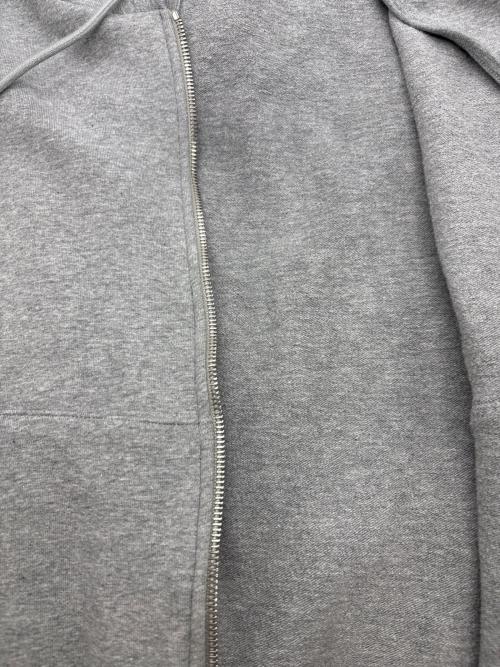 BALENCIAGA（バレンシアガ）BALENCIAGA (バレンシアガ) スモールロゴ スウェットジップアップパーカー グレー サイズ:XSの古着・服飾アイテム