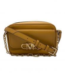 MICHAEL KORS（マイケル・コース）の古着「PARKER チェーンスワッグ カメラクロスボディ ミディアム」｜イエロー
